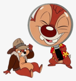 Dale Through Magnifying Glass, HD Png Download, Free Download