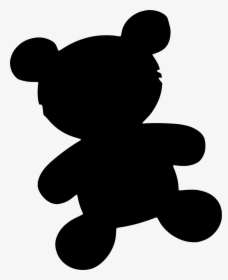 Teddy Bear Vector Silhouette, HD Png Download, Free Download
