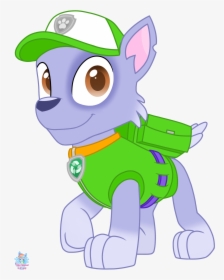 Rocky Paw Patrol Vector - Cartoon, HD Png Download, Free Download