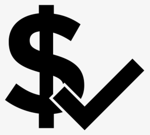 Icon Of A Dollar Sign And A Check Mark - Cross, HD Png Download, Free Download