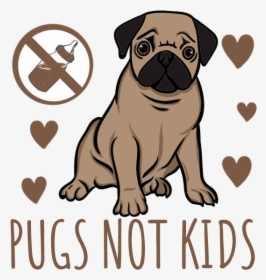 Love My Pug Png, Transparent Png, Free Download