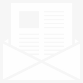 Newsletter Icon Png White, Transparent Png, Free Download