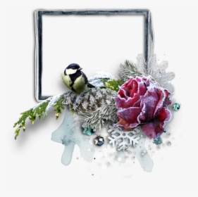 ❄️ Cadre Hiver Png, Cluster Winter Frame Png, Cold - Chickadee, Transparent Png, Free Download