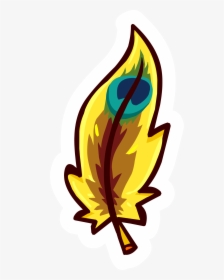 Feather Club Penguin Clipart , Png Download - Feather Emoticon, Transparent Png, Free Download