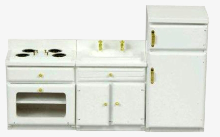 1 Inch Scale Dollhouse Kitchen Set - Quarto Boneca Png, Transparent Png, Free Download