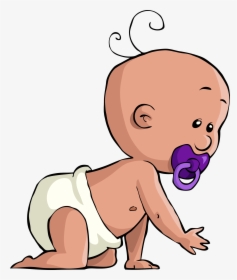 Cartoon Baby Crawling, HD Png Download, Free Download