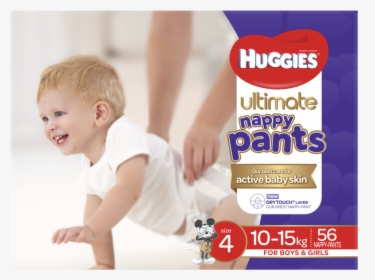 Huggies Ultimate Nappy Pants Size 4, HD Png Download, Free Download