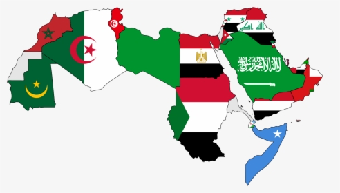 World Map Clipart - Middle East And Africa Flag, HD Png Download, Free Download
