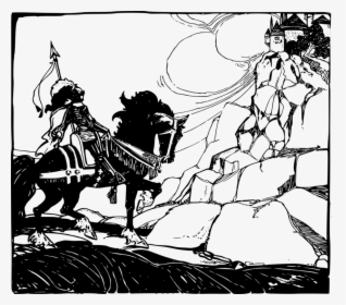 Comics,horse,chariot - Dungeon Public Domain, HD Png Download, Free Download