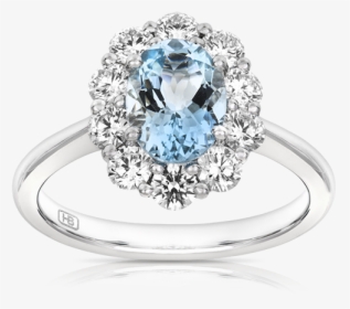 18ct White Gold Aquamarine Ring"  Data Max Width="630"  - Pre-engagement Ring, HD Png Download, Free Download