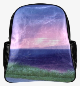 Purple Rain Multi-pockets Backpack - Laptop Bag, HD Png Download, Free Download