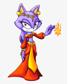 Fit For A Princess Sonic Edition - Blaze The Cat Dress, HD Png Download, Free Download