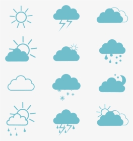 Weather Symbols Png, Transparent Png, Free Download