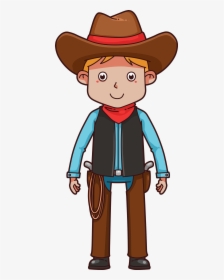 Free Cartoon Cowboy Clip Art - Cartoon Cowboy Png, Transparent Png, Free Download