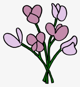Transparent Smell Clipart - Sweet Pea, HD Png Download, Free Download