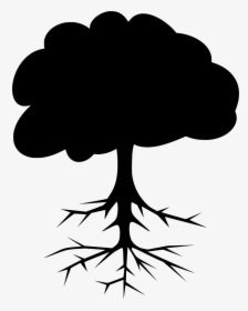 Roots - Black Tree Clip Art, HD Png Download, Free Download