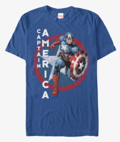 Running Captain America T-shirt, HD Png Download, Free Download