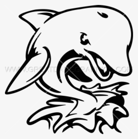 Dolphin Fish Clipart Jpg Free Stock Angry Dolphin, HD Png Download, Free Download