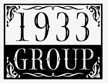 1933group White Outline 01 - Calligraphy, HD Png Download, Free Download