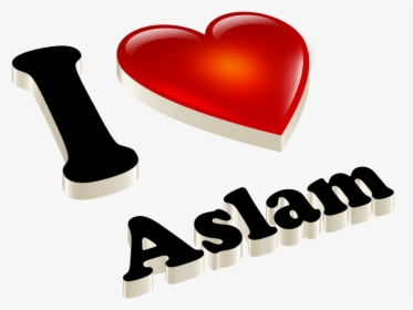 Aslam Heart Name Transparent Png - Heart, Png Download, Free Download