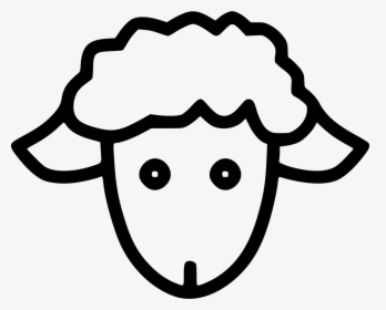 Lamb Cute Animal Kid - Sheep Face Clipart, HD Png Download, Free Download