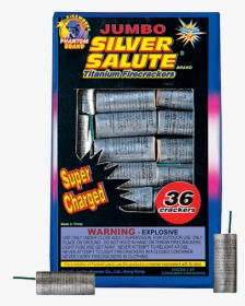 Firecrackers Silver Salute 36 Count - Toy, HD Png Download, Free Download