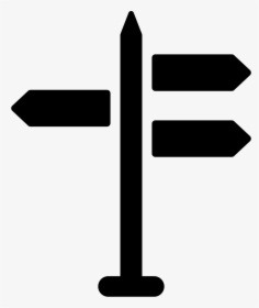 Direction Signs Comments - Icone Panneau De Direction, HD Png Download, Free Download