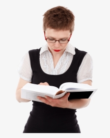 Student Reading Book Png, Transparent Png, Free Download