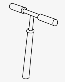 How To Draw Scooter - Drawing, HD Png Download, Free Download