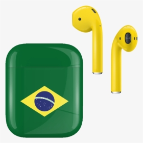 Brazil Flag , Png Download - Cover Airpods Flag Brazil, Transparent Png, Free Download