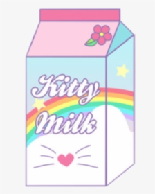 #kittymarley #kittymilk #rainbow #milk #gotmilk - Paper, HD Png Download, Free Download
