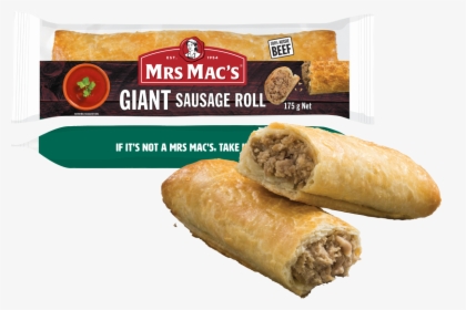 Giant Sausage Roll 6 - Mrs Macs Giant Sausage Rolls, HD Png Download, Free Download