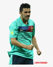 David Villa Png Free Download - David Villa Barcelona Png, Transparent Png, Free Download