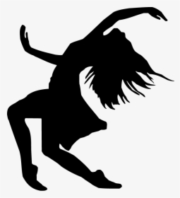 Ballet Dancer Silhouette Free Dance Clip Art - Modern Contemporary Dance Clipart, HD Png Download, Free Download