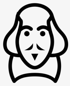 Clip Art Library Free - William Shakespeare Icon, HD Png Download, Free Download