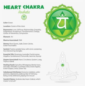 Heart Chakra Chart, HD Png Download, Free Download