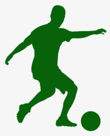 Silueta De Jugador De Futbol Para Imprimir, HD Png Download, Free Download