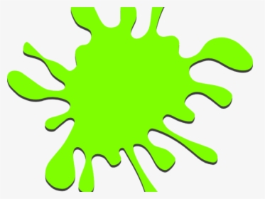 Paint Clipart Splat - Green Paint Splatter Clipart, HD Png Download, Free Download