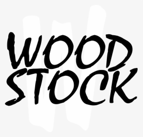Woodstock Logo Black And White - Vector, HD Png Download, Free Download