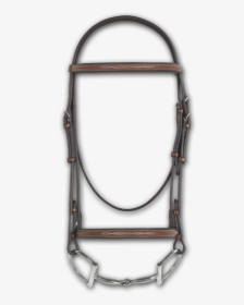 Pessoa Fancy Stitched Padded Wide Noseband Show Bridle - Brass, HD Png Download, Free Download