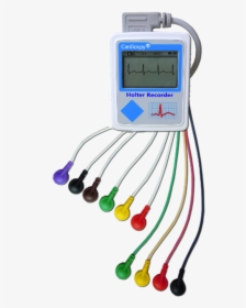 Ec 12h 12 Channel Holter Ecg System - Holter Monitor Device, HD Png Download, Free Download