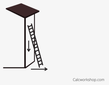 Sliding Ladder Related Rate, HD Png Download, Free Download