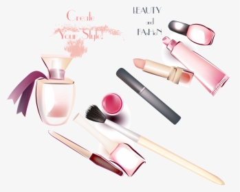 Perfume Lip Gloss Red - Lip Gloss Makeup Drawing, HD Png Download, Free Download
