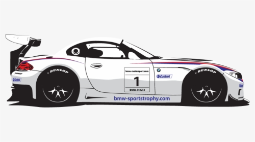 Drawing Cars Bmw Racing, HD Png Download, Free Download