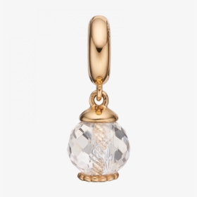Big Moving Crystal, Gold Plated Dangle With Crystal - Locket, HD Png Download, Free Download