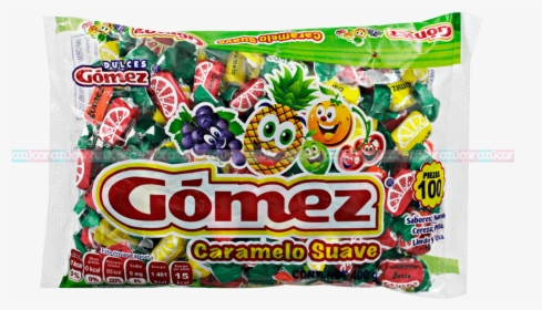 Gomez Caramelo Suave Frutas 20/100 Dulces Gomez - Dulces Gomez, HD Png Download, Free Download