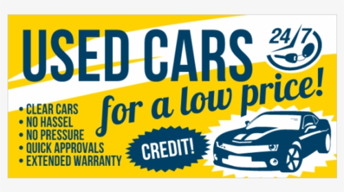 Used Car Sales Banner, HD Png Download, Free Download