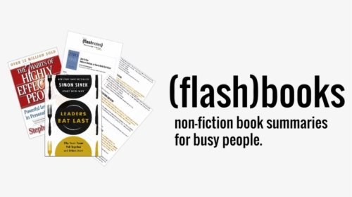 Book Summaries By Flashbooks - Business Book Summaries, HD Png Download, Free Download