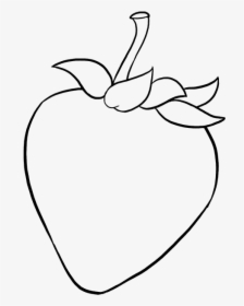How To Draw A Strawberry - Small Simple Strawberry Drawing, HD Png Download, Free Download