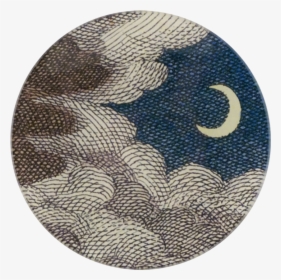 Clouds And Crescent Moon John Derian, HD Png Download, Free Download